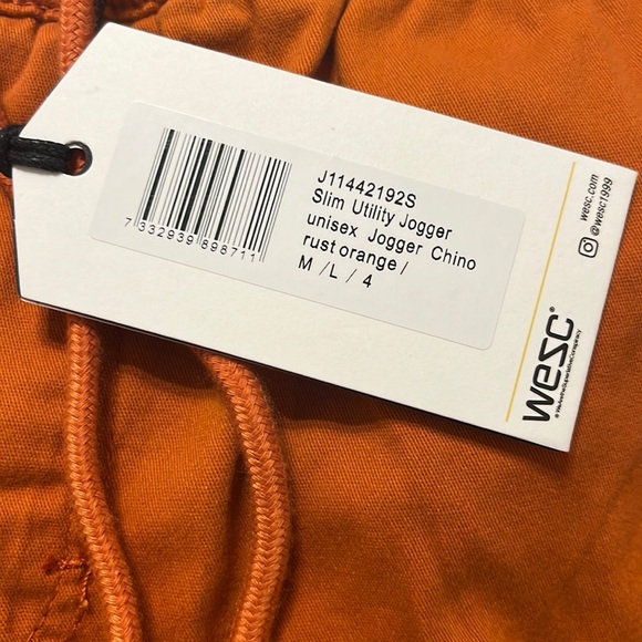NEW WESC - Slim Utility Jogger Men’s (M) Women’s (L) - Picture 8 of 10